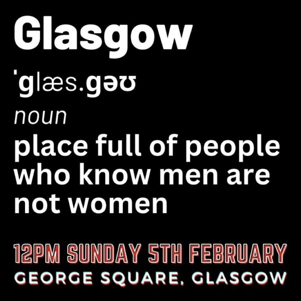 Standing for Women Glasgow 5th Feb