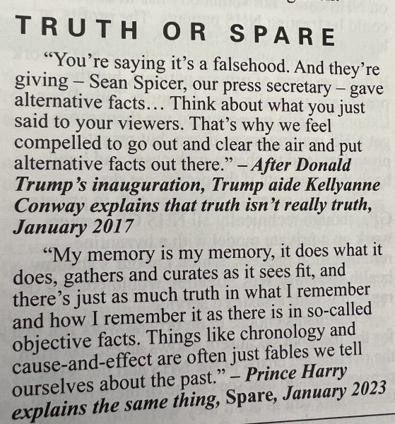 Strangest bits in Spare…