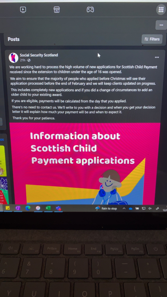 Scottish child payment