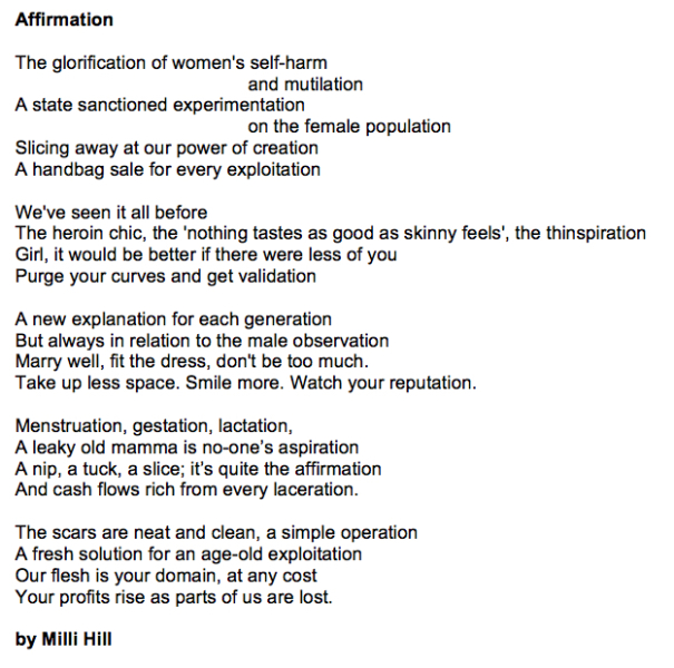 Milli Hill, author of 'Give Birth Like a Feminist', has a new edition of her book out including a brand new chapter about gender identity politics :)