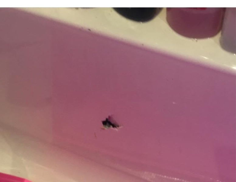 cracked bath