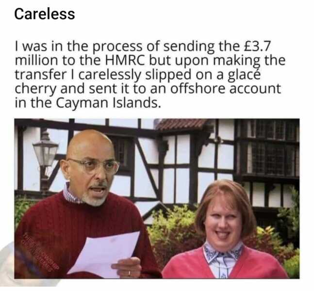 Forget Sunak's seatbelt, what about Zahawi's taxes?