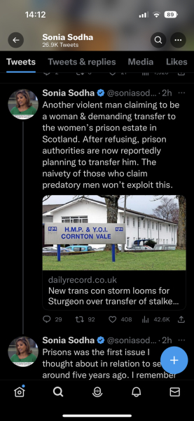Female Newspaper Journalists Deliberately Breaking IPSO Trans Rules: A thread. 