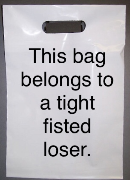 DP won't lend me his carrier bags