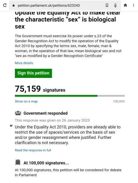 Petition to Update the Equality Act - thread 2