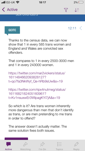 Is the anything solid at all to back up TransPeople being the most vulnerable?