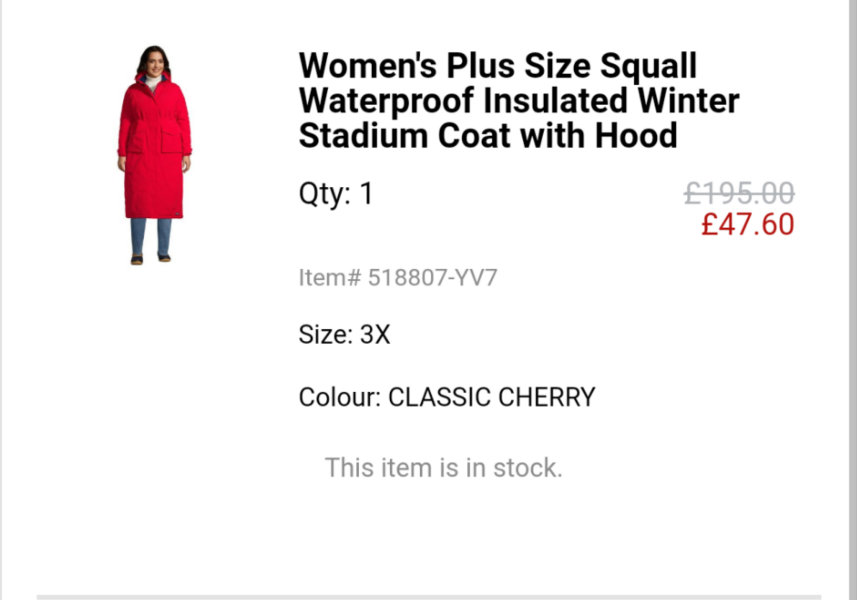 Lands End stuff