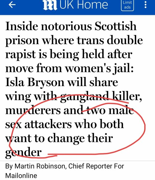 'Breaking' - Transgender rapist won’t be imprisoned in Scotland’s all-women jail, Nicola Sturgeon tells MSPs