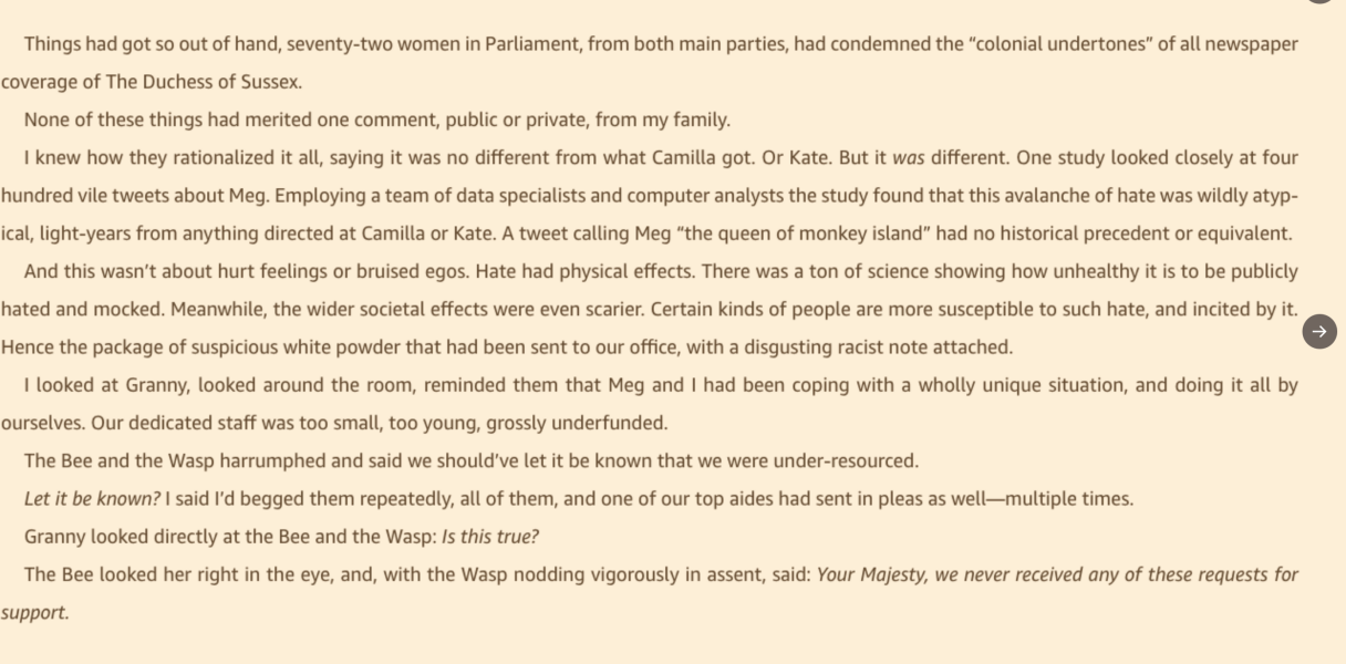 Palace courtier controlling Queen?
