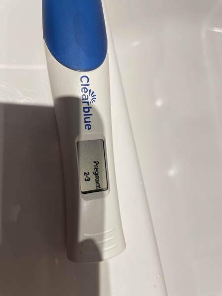 2-3 on digital clear blue at 4+1
