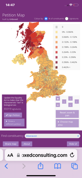 Update the Equality Act to make clear the characteristic “sex” is biological sex
