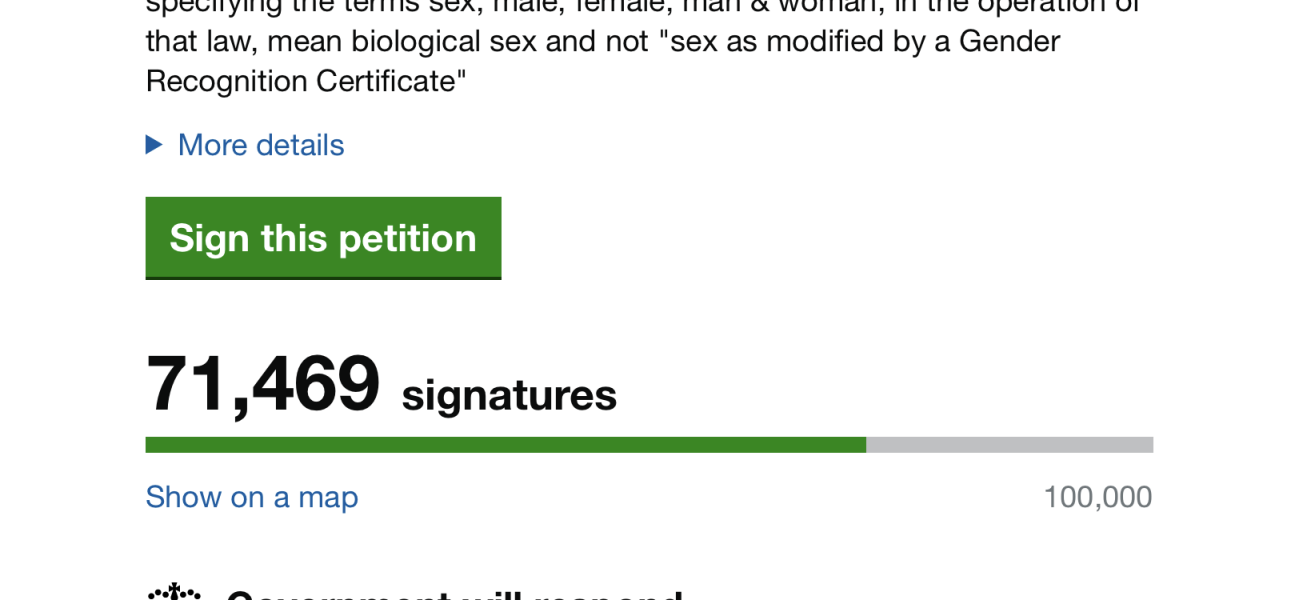 Petition to Update the Equality Act - thread 2