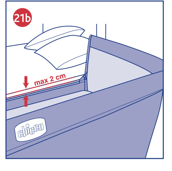 Can I stack two mattresses in newborn cot?