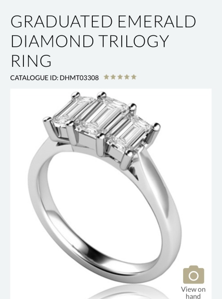 Side stones engagement ring 