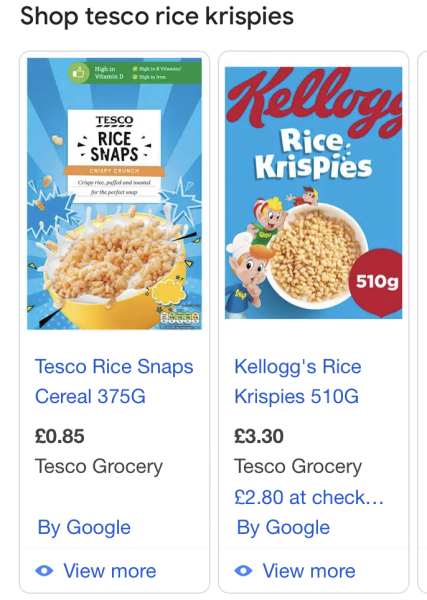 To be scared to go food shopping?