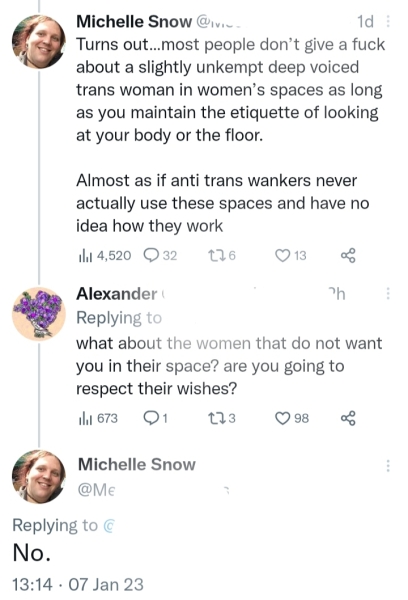 All women/women and transwomen. How do the dynamics change?