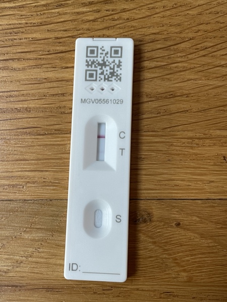 Is this positive or negative just woke up sneezing 