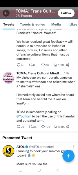 Natural Woman by Aretha Franklin deemed offensive by TRAS. Call to action.