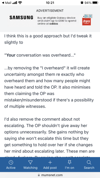 Wwyd overheard office bitching session