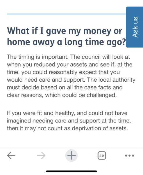 To suggest the government incentivising downsizing