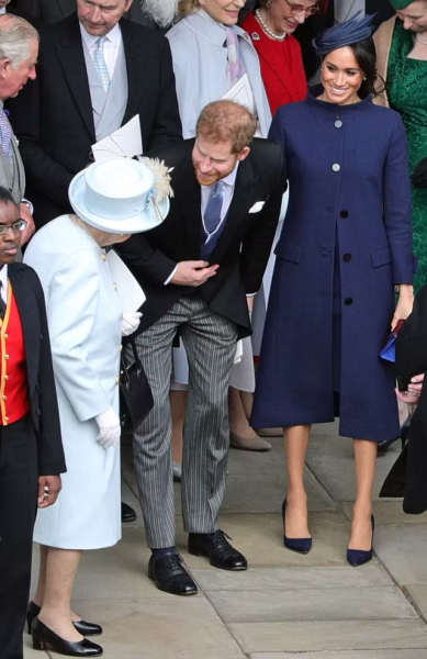They announced the pregnancy at Eugenie’s wedding