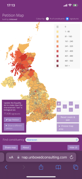 Sex matters petition 
