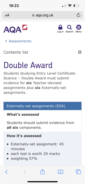 To insist on science GCSEs