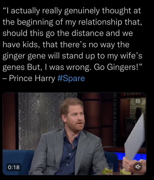 Is this peak hypocrisy from Harry? 