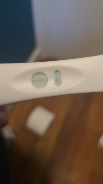 Faint pregnancy test results 