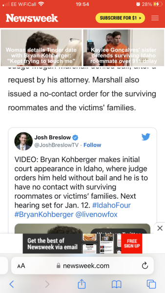 To not be able to stop thinking about the Idaho murder case 