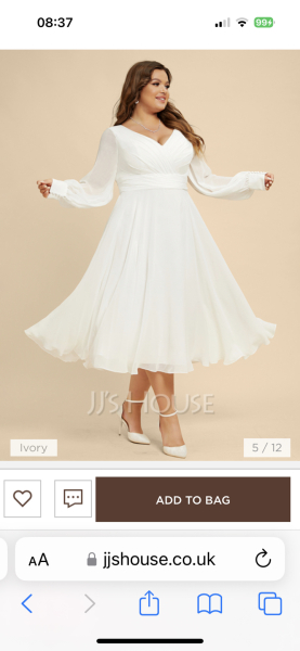 Find me a wedding dress (bride!) - registry office