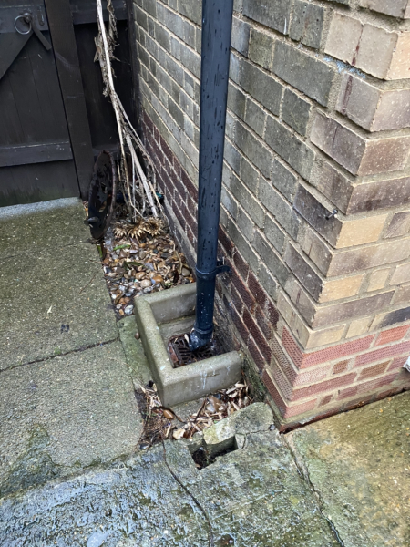 Is this a hole in my damp proof course?