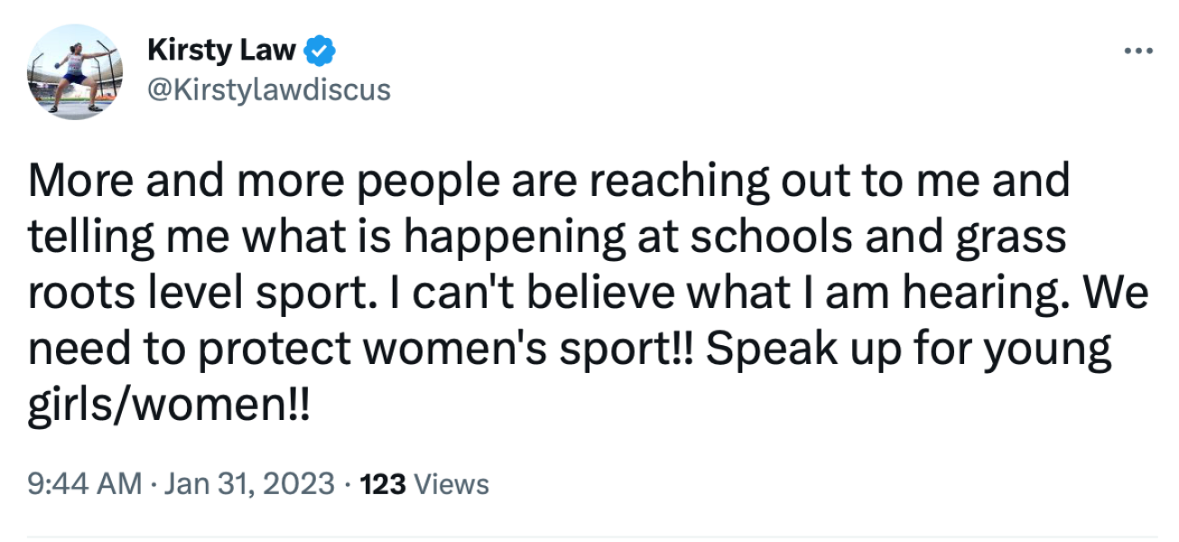 Elite sports people speaking up!