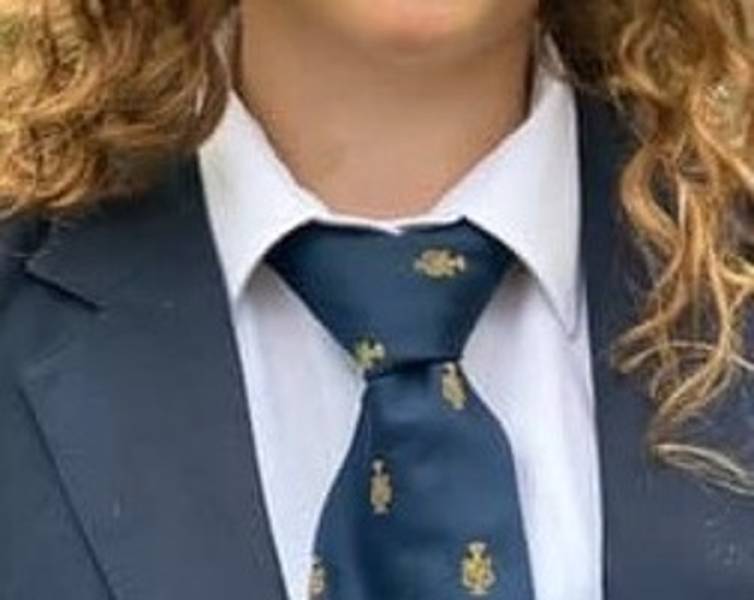 To ask for help with DD school tie?