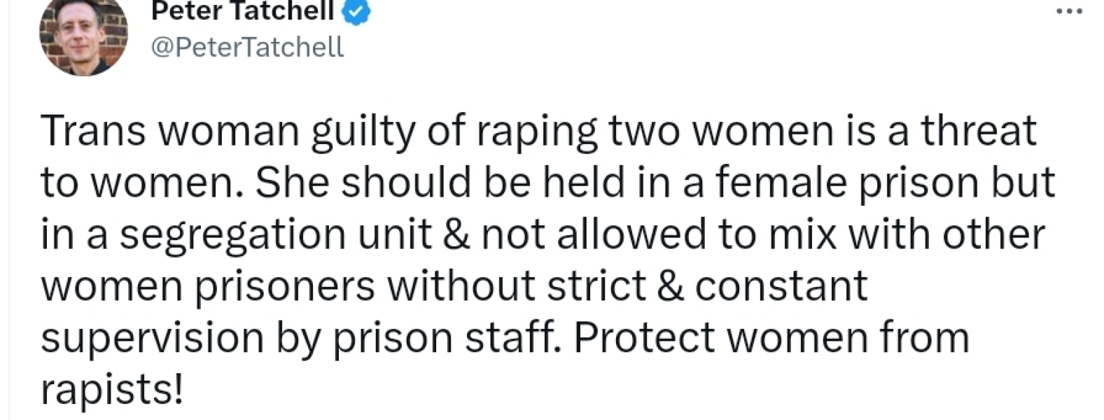 Is Peter Tatchell doing a reverse ferret? 