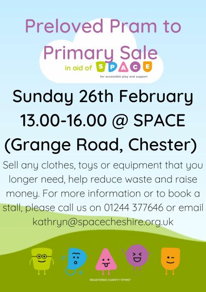 Pram to Primary Sale in aid of Charity 