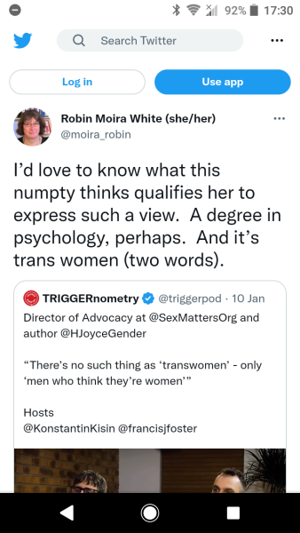 Sarah Phillimore and Robin Moira White interviewed by Andrew Doyle