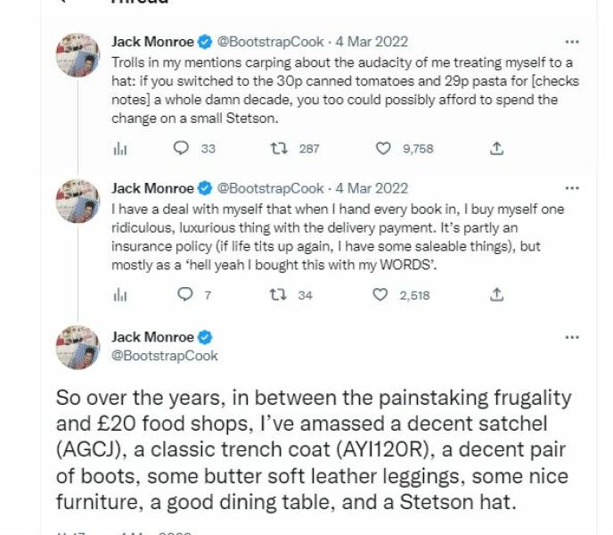 Kathleen Stock article about Jack Monroe