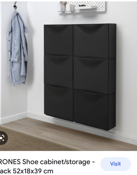 Shoe storage!