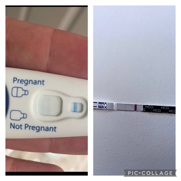 12 dpo. Anyone see a v faint line please?!
