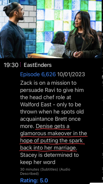 EASTENDERS 60!! Bb - KEEBLES GOING DOOOOOOOOOOOOOOOOOOOOOWN !!!  No spoilers 