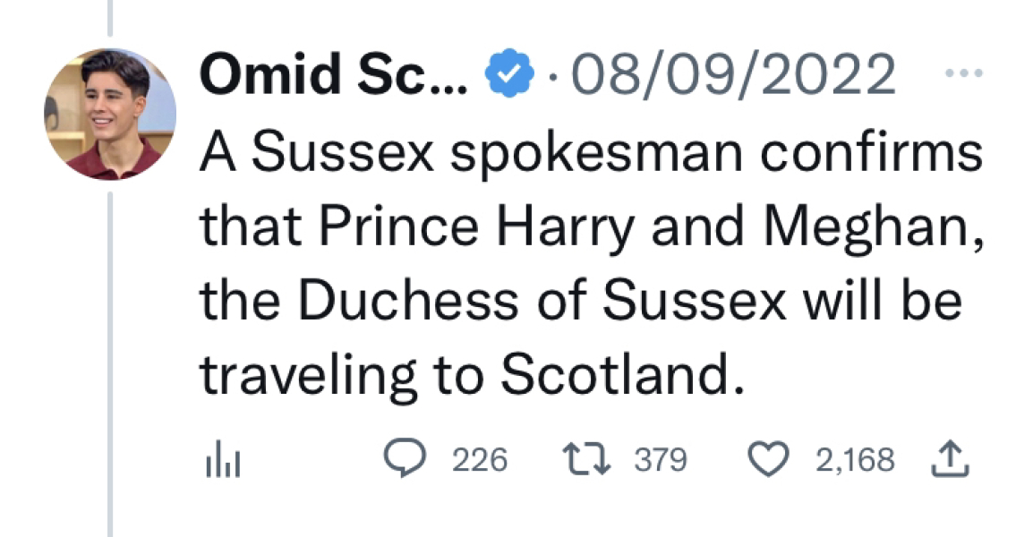 Harry not invited on plane
