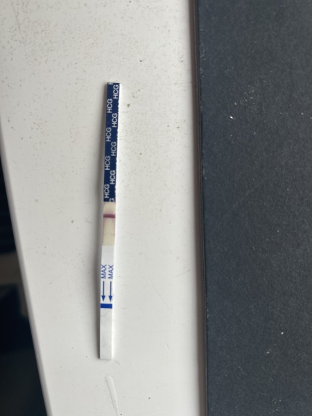 faint line pregnancy test not sure if positive 