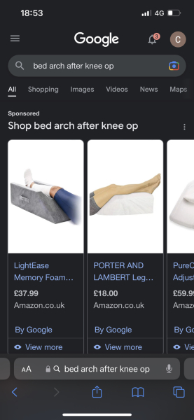 Helpful tips for knee op