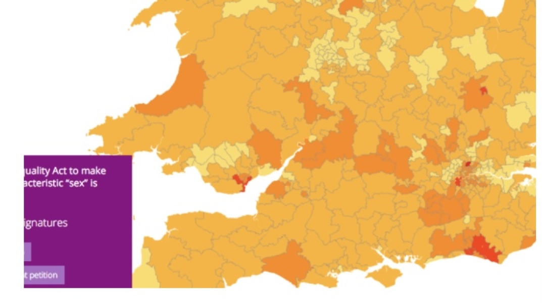 Update the Equality Act to make clear the characteristic “sex” is biological sex