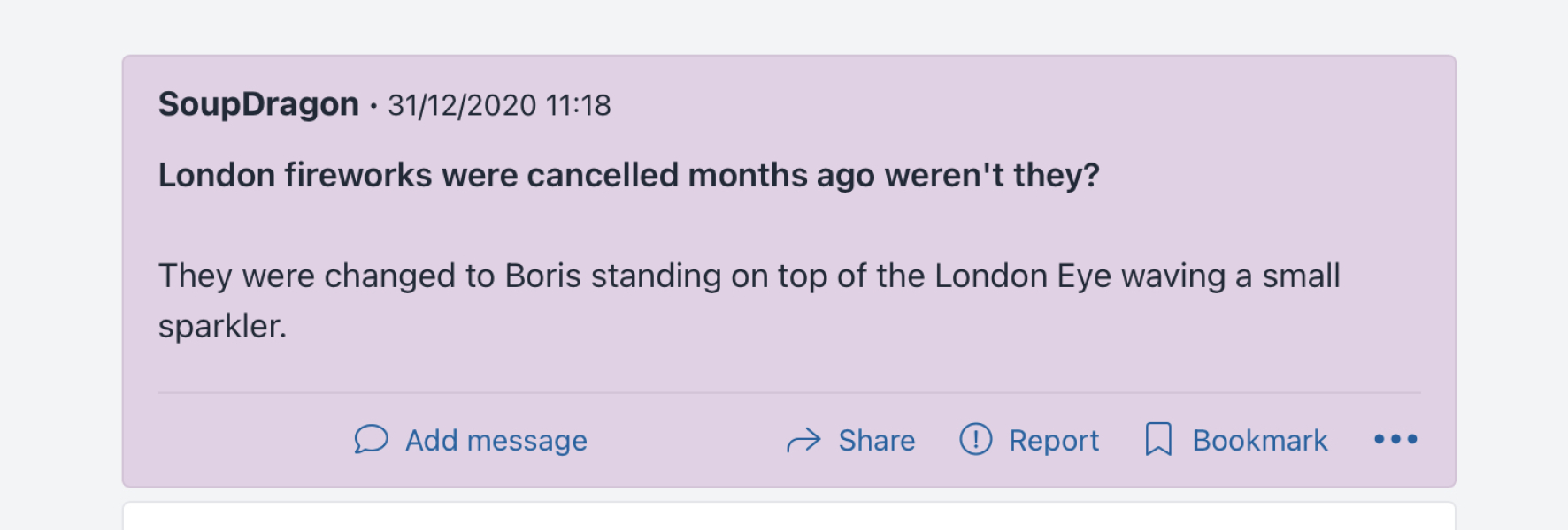 Cost of London Fireworks