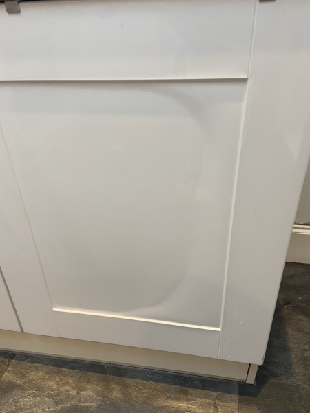 How do I fix my kitchen cabinet?
