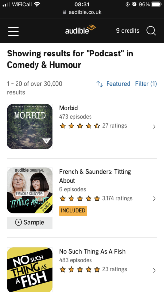 Audible - am I missing the point? 