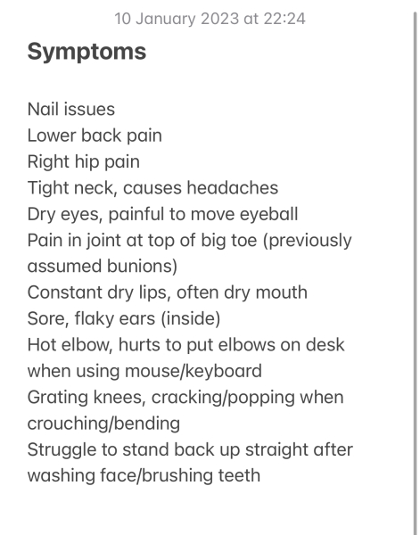 psoriatic arthritis- what were your early symptoms 