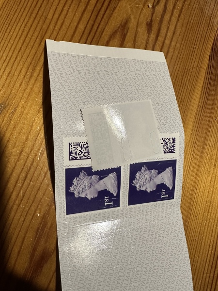 AIBU to ask why the new stamps of detachable barcodes if they don’t want you to detach them before sending?